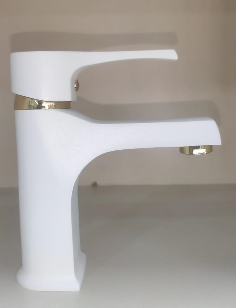 KROM & BEYAZ LOTUS LAVABO BATARYASI