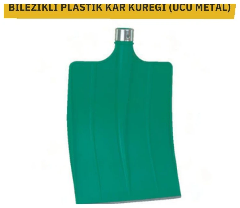 BİLEZİKLİ PLASTİK KAR KÜREĞİ (UCU METAL)