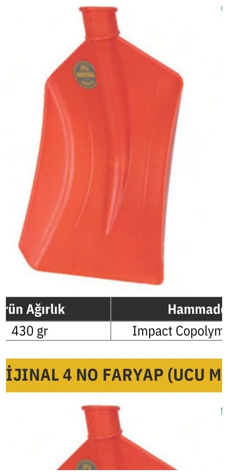 ORİJİNAL 4 NO FARYAP