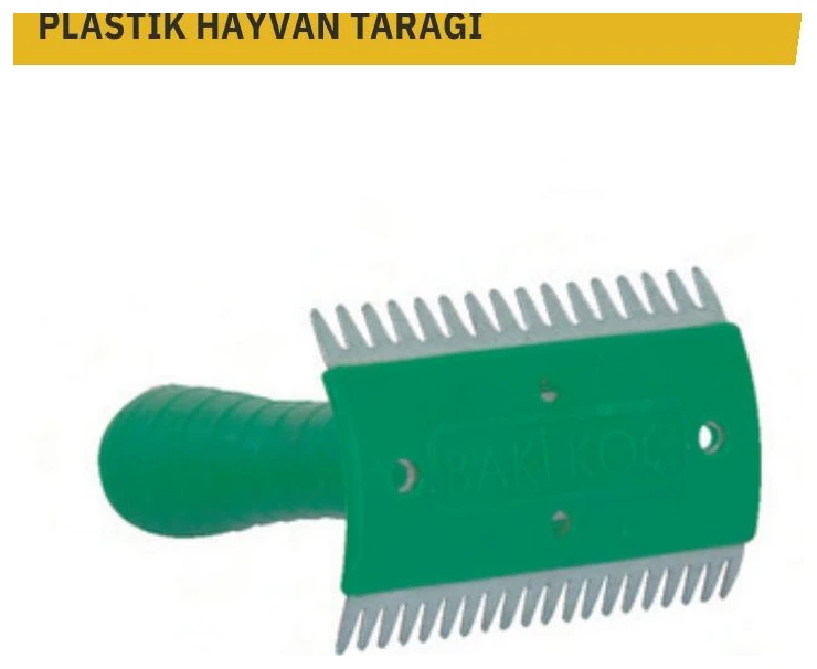 PLASTİK HAYVAN TARAĞI