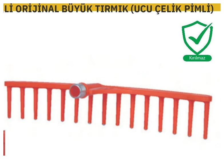 Bilezikli Orijinal Büyük Tırmık (Ucu Çelik Pimli)