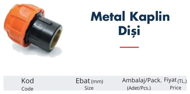 Metal Kaplin Dişi