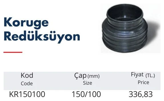 Koruge Redüksüyon 200/150