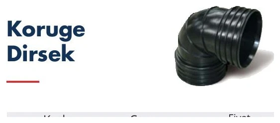 Koruge Dirsek 100/45
