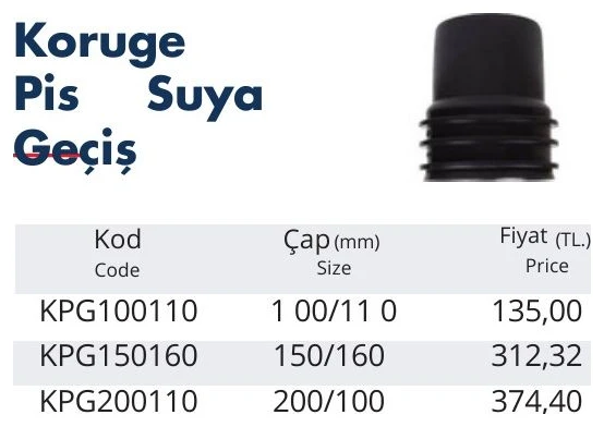 Koruge Pis Suya Geçiş 200/200