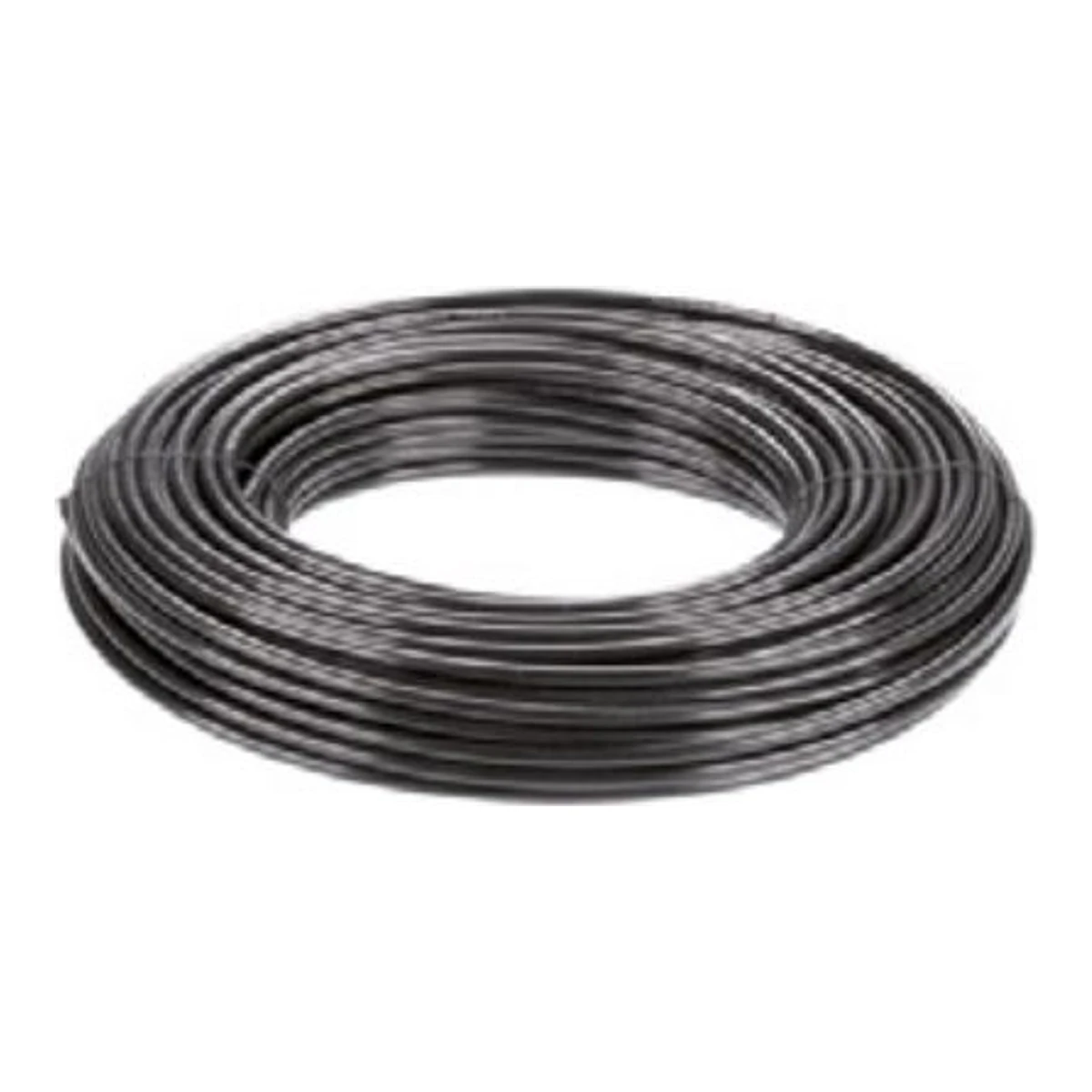 Spagetti Boru (Beyaz/Siyah Kaplama) 7 mm 60 cm - 7