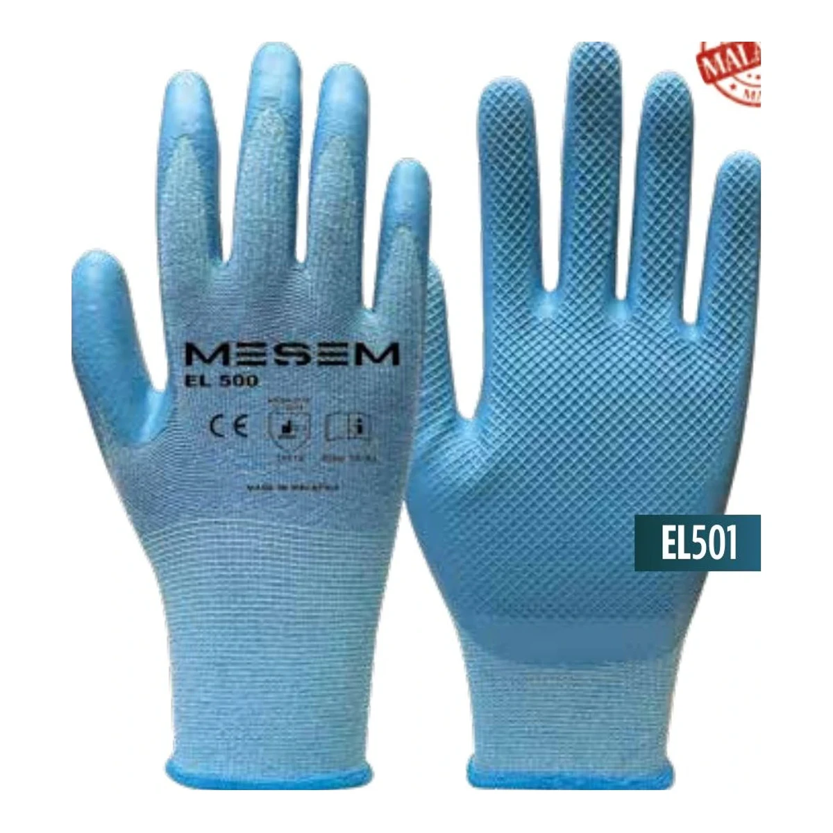 Comfort Eldiven 1/2 Kokusuz - Açık Mavi 1/2-10/XL