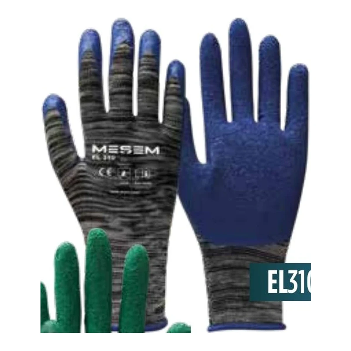 Süper Latex Eldiven 1/2 Kokusuz - Lacivert 1/2