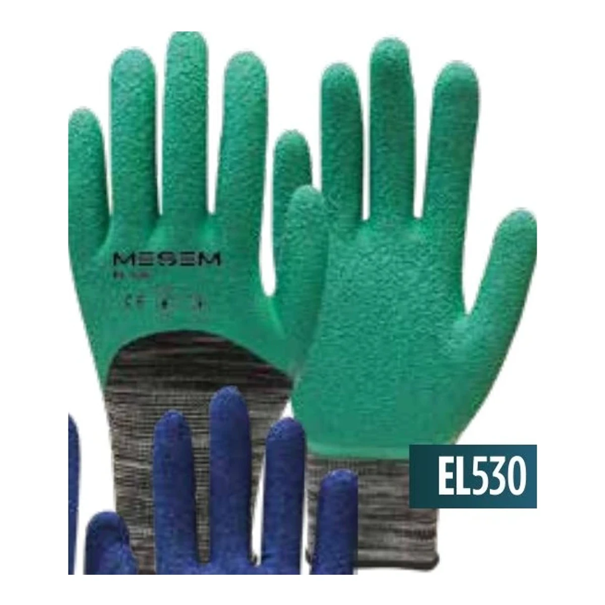 Süper Latex Eldiven 3/4 Kokusuz - Yeşil 3/4