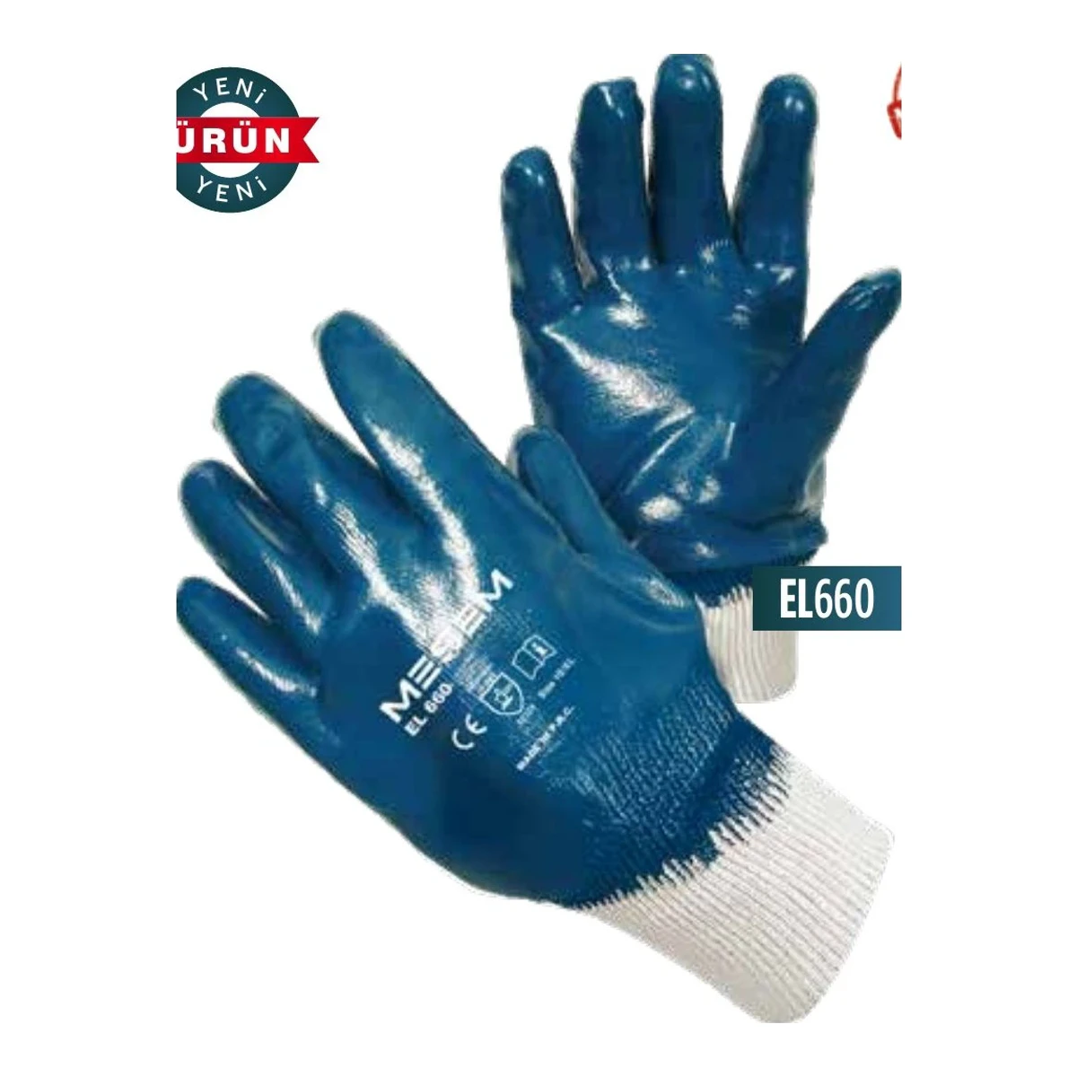 Petrolcü Eldiveni Kokusuz - Mavi 10/XL