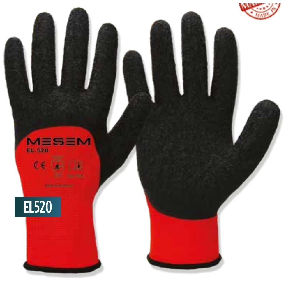 Kırmızı Latex Eldiven 3/4
