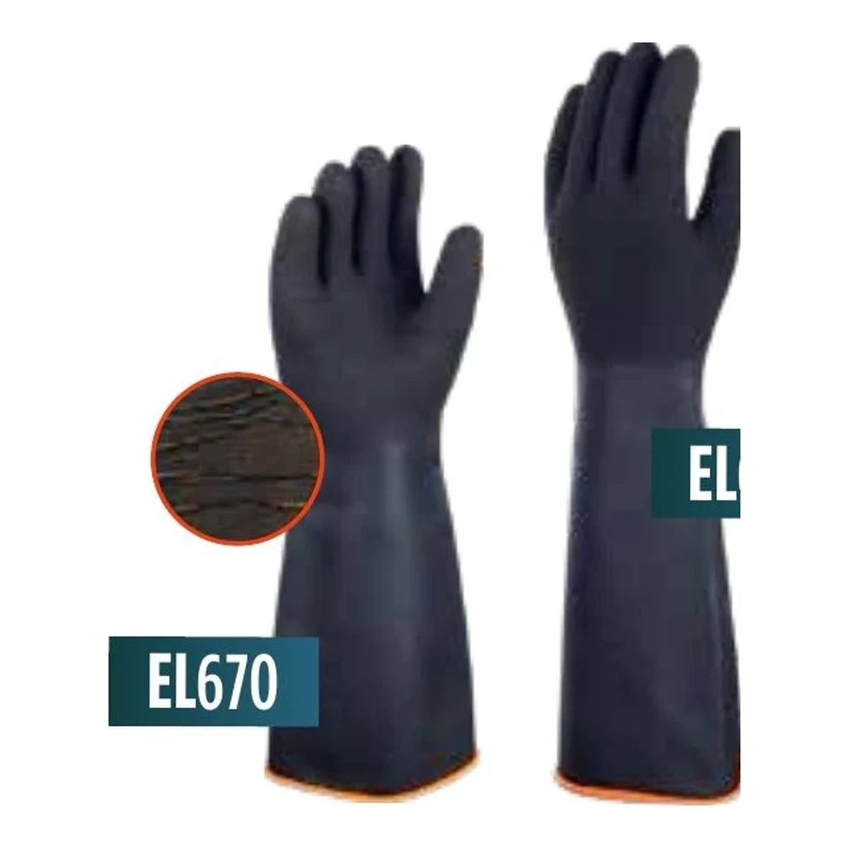 Kauçuk Eldiven UZUN PÜTÜRLÜ - XL - 45cm