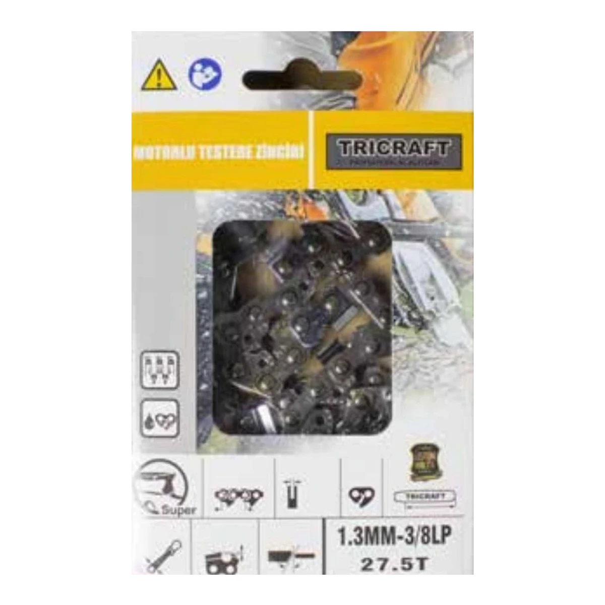 Ağaç Kesme Motor Zinciri 3/8 x 0.50 - 34 DİŞ - 1.3 mm