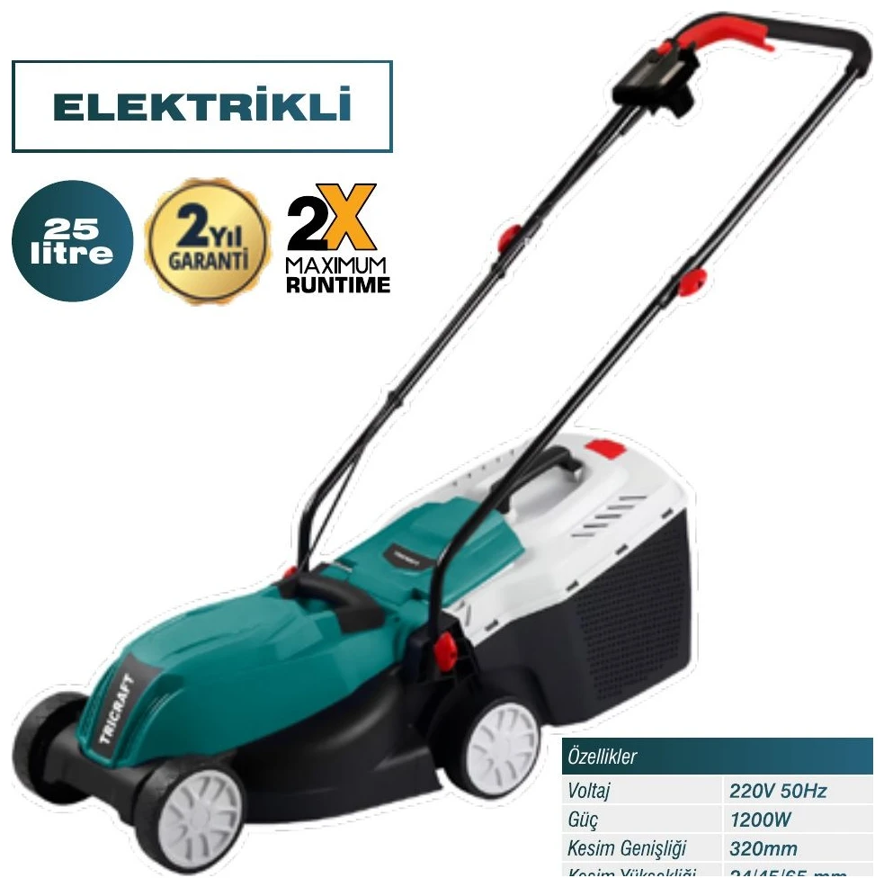 Çim Biçme Motoru 1200W 32CM