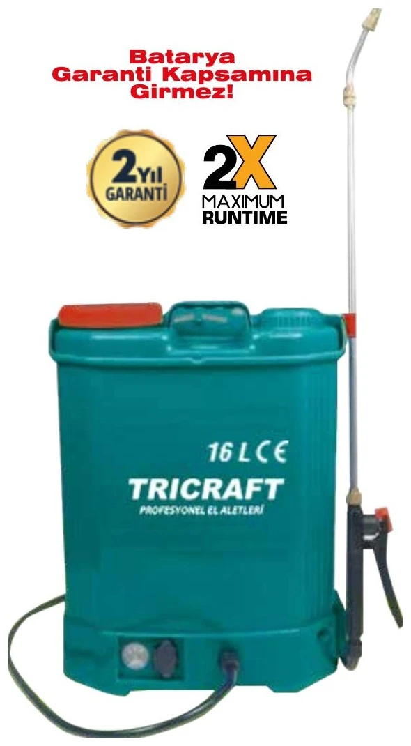 Akülü İlaçlama Pompası 16LT