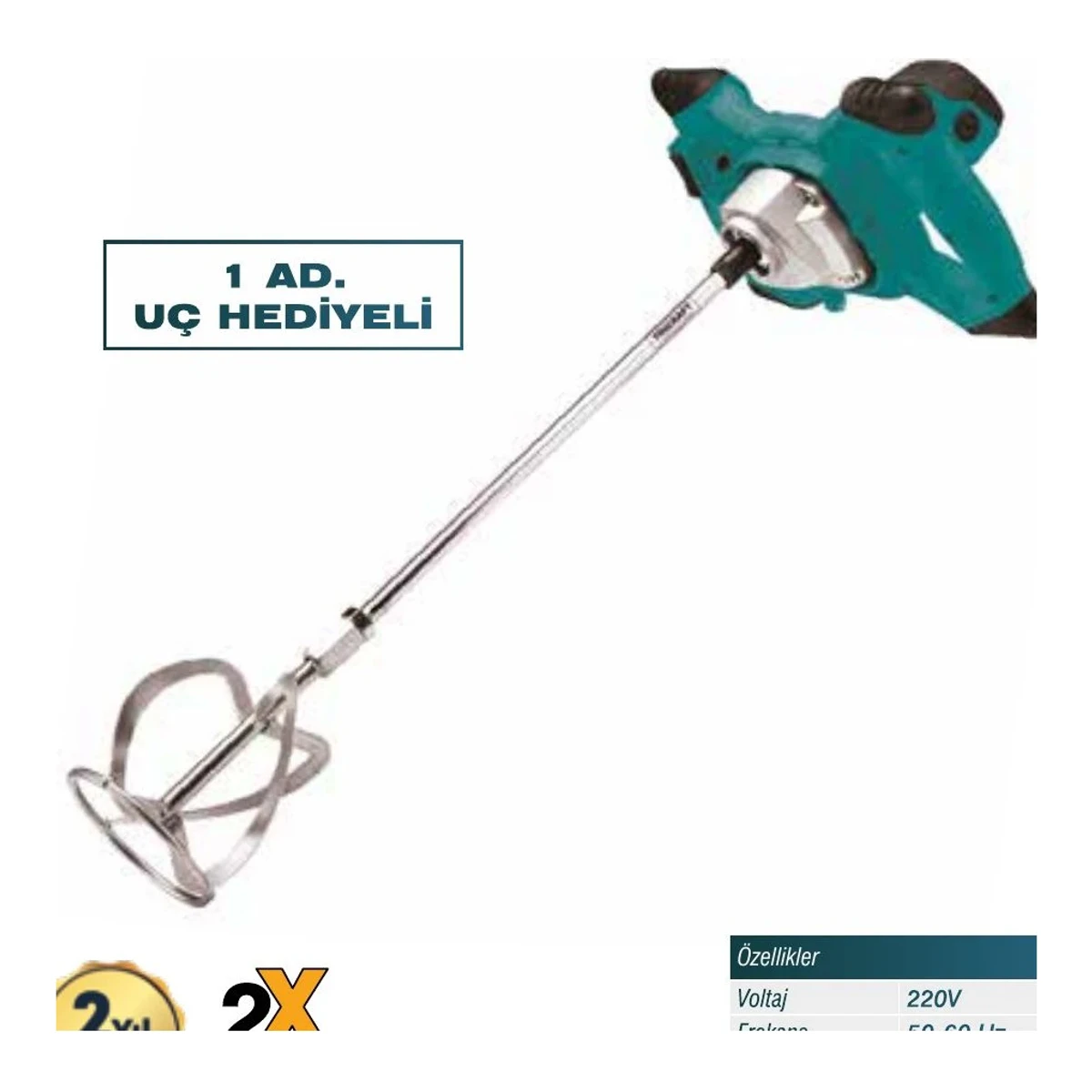 Boya ve Harç Mikseri 2400W