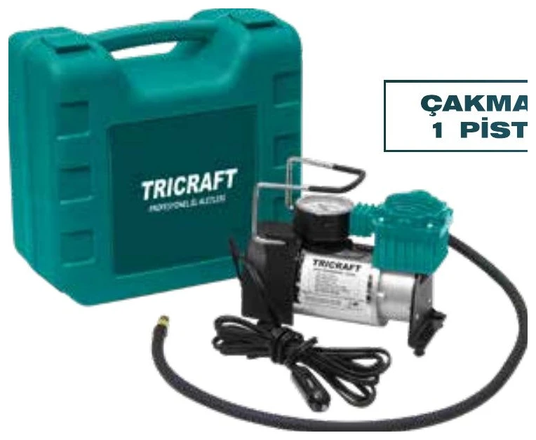 Hava Kompresörü 12V - 1 Piston Küçük
