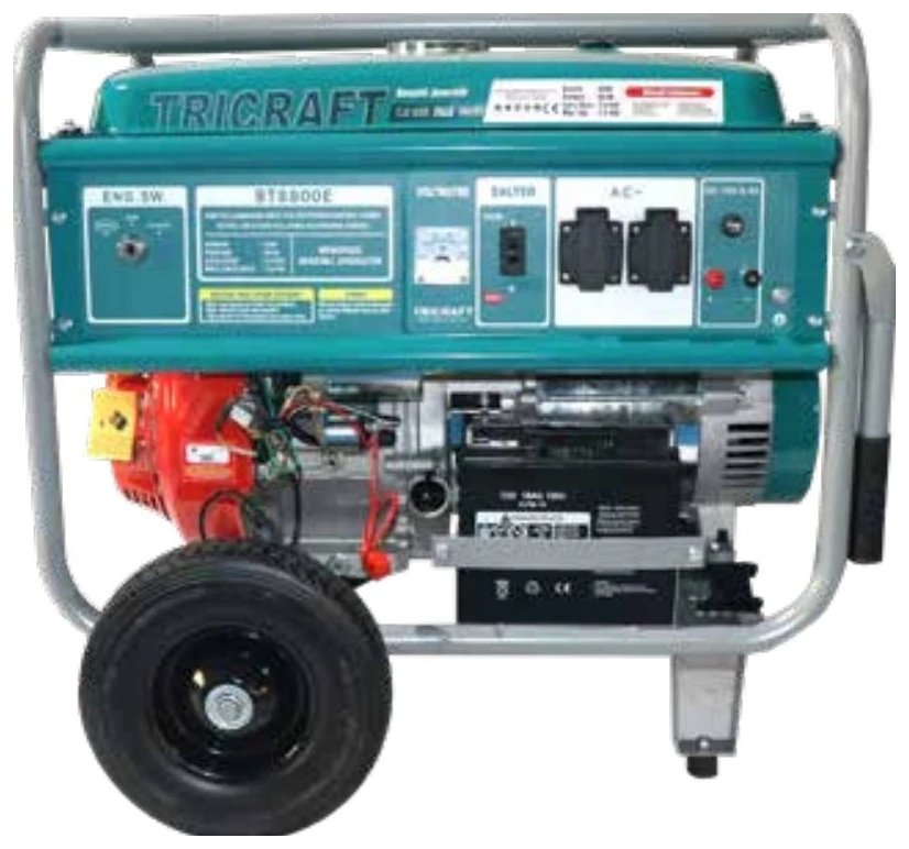 Benzinli İpli-Marşlı Jeneratör 7.5 kVA