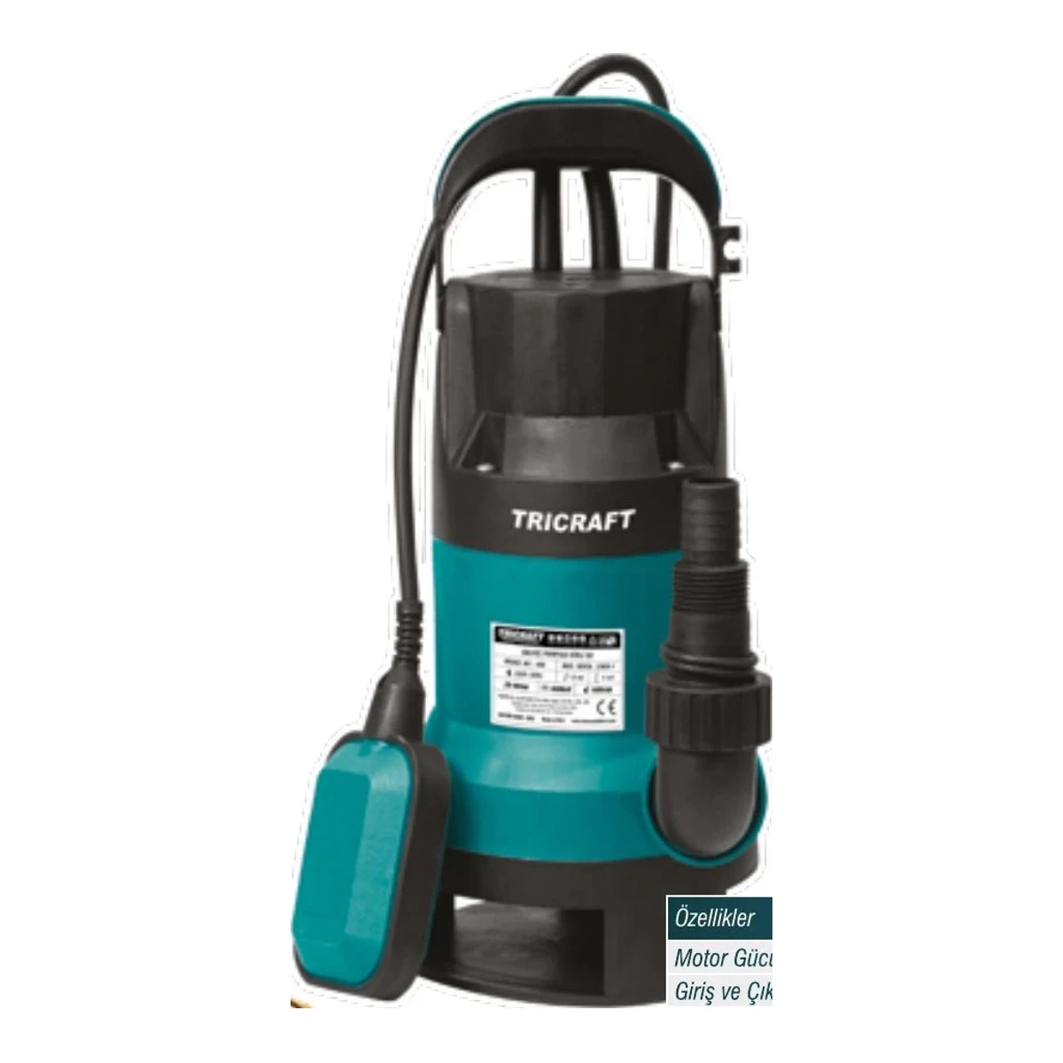 Dalgıç Pompa Kirli Su 400W