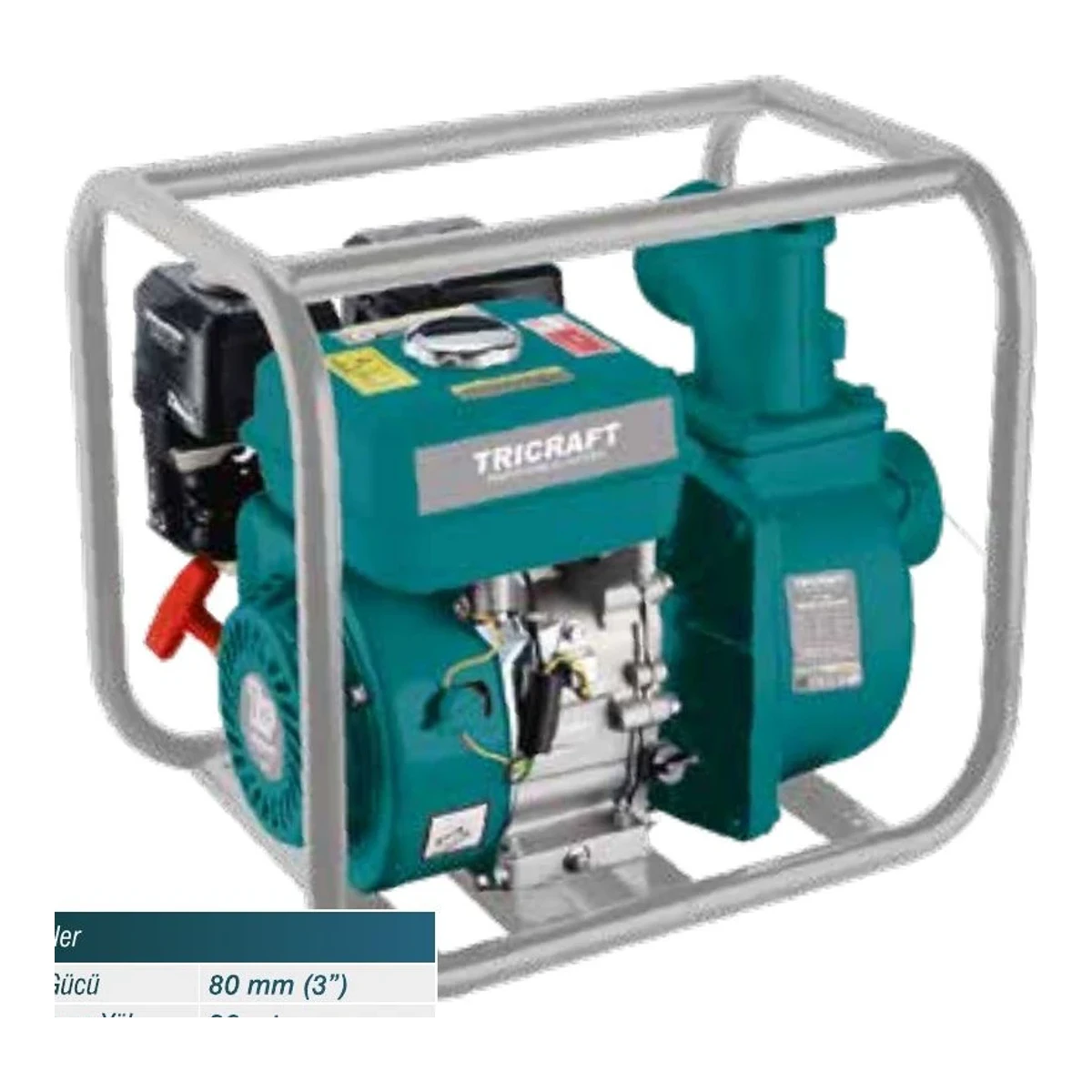 Benzinli Su Pompası 3” 163 CC - 7.0 HP