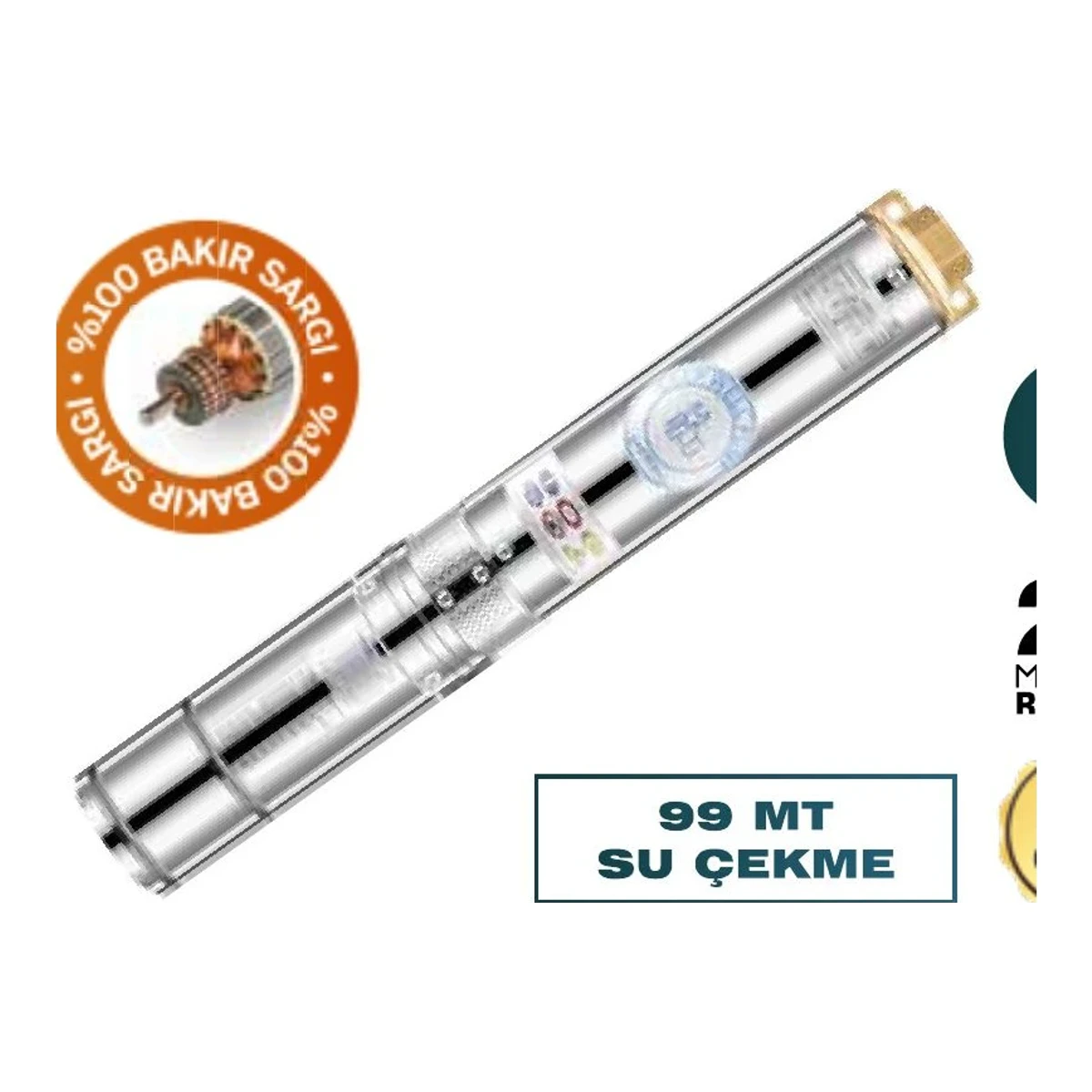 Derin Kuyu Dalgıç Pompası 1.5 HP