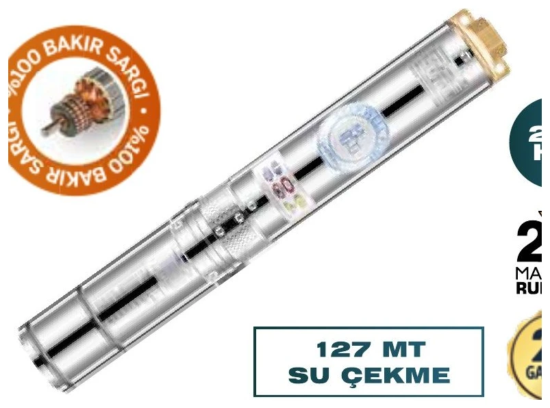 Derin Kuyu Dalgıç Pompası 2.0 HP