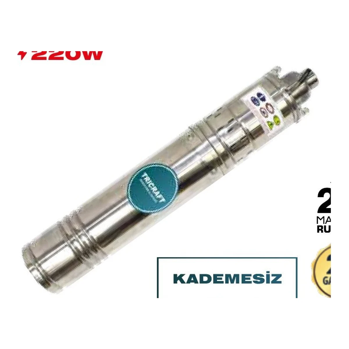 Helezyon Pompa 0.5 HP - 80mt Su Çekme