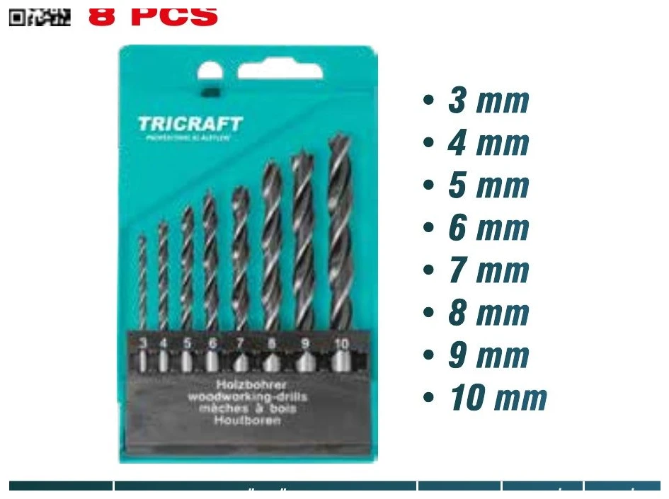 Ahşap Uç Seti 8 PCS