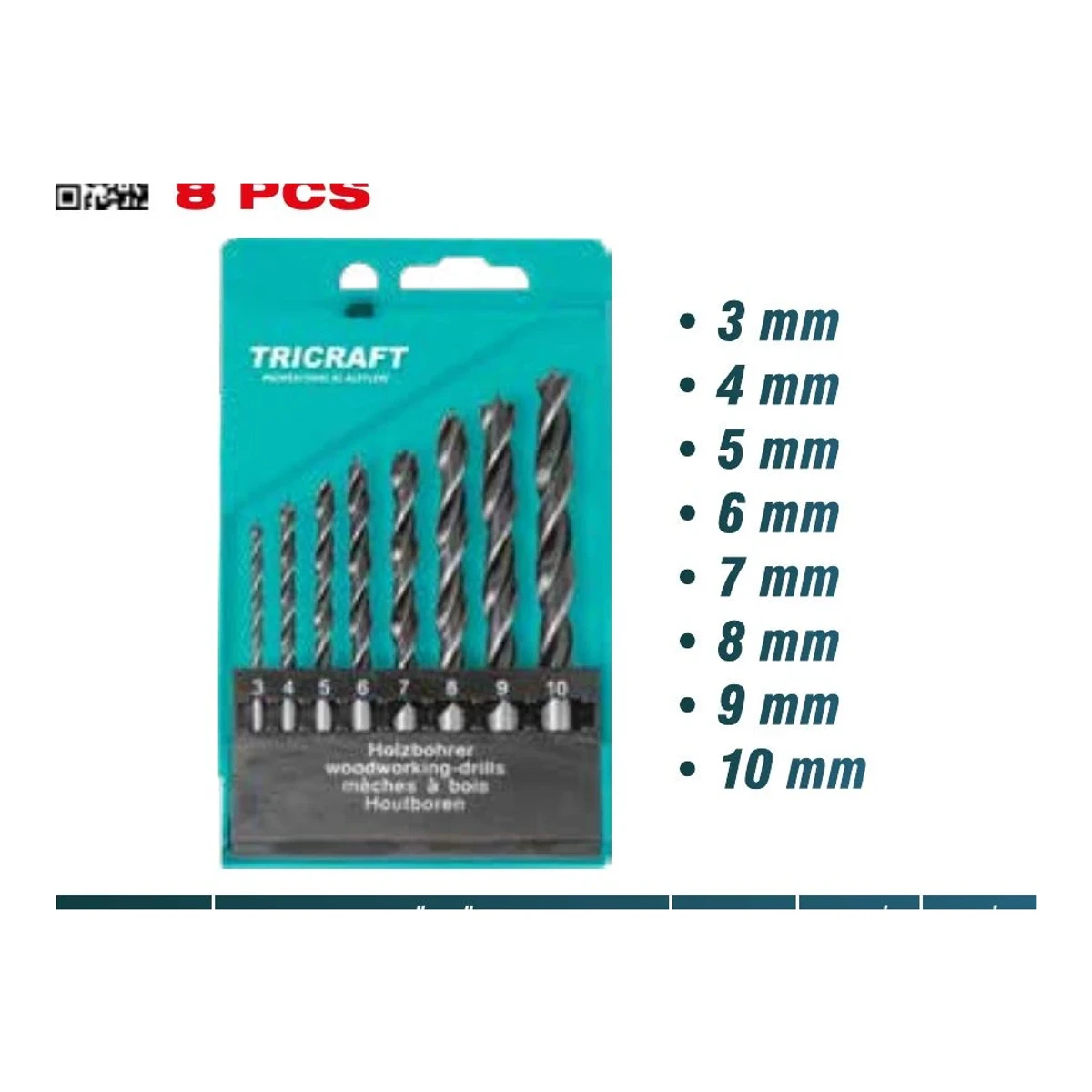 Ahşap Uç Seti 8 PCS