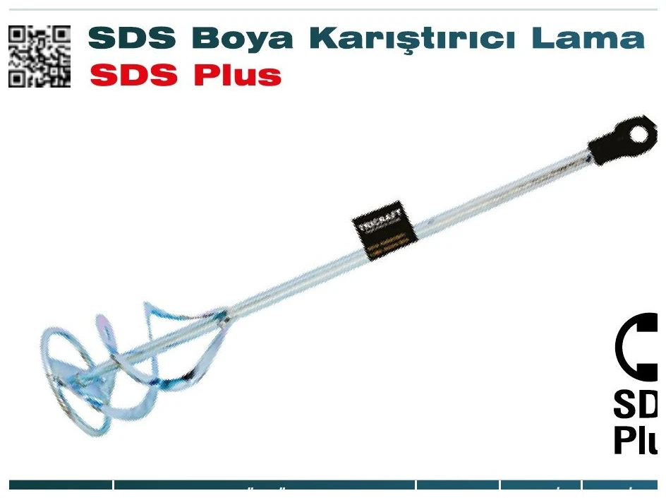 SDS Boya Karıştırıcı Lama SDS Plus 80x400 mm
