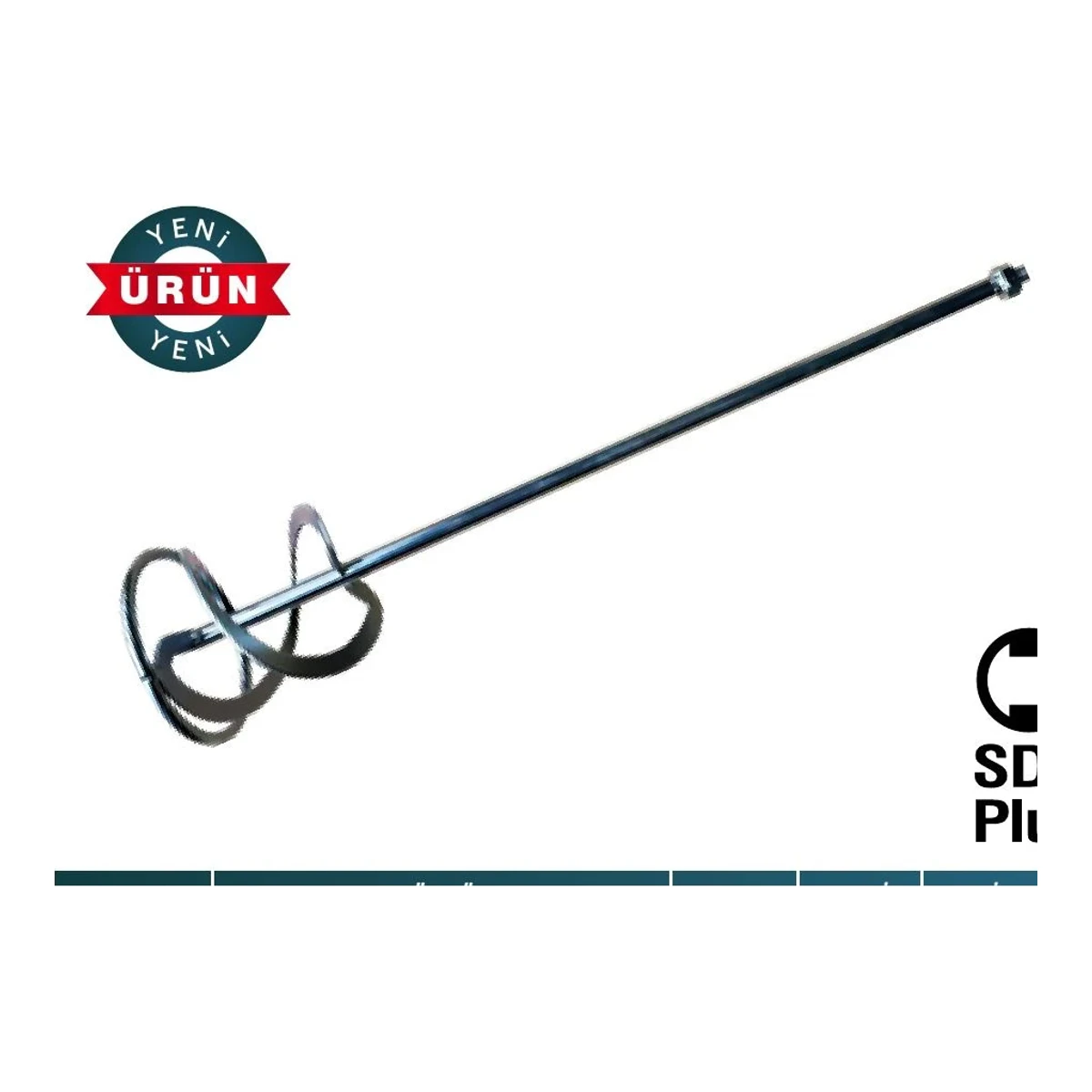 SDS Boya Karıştırıcı Lama Vidalı M14 120x600 mm