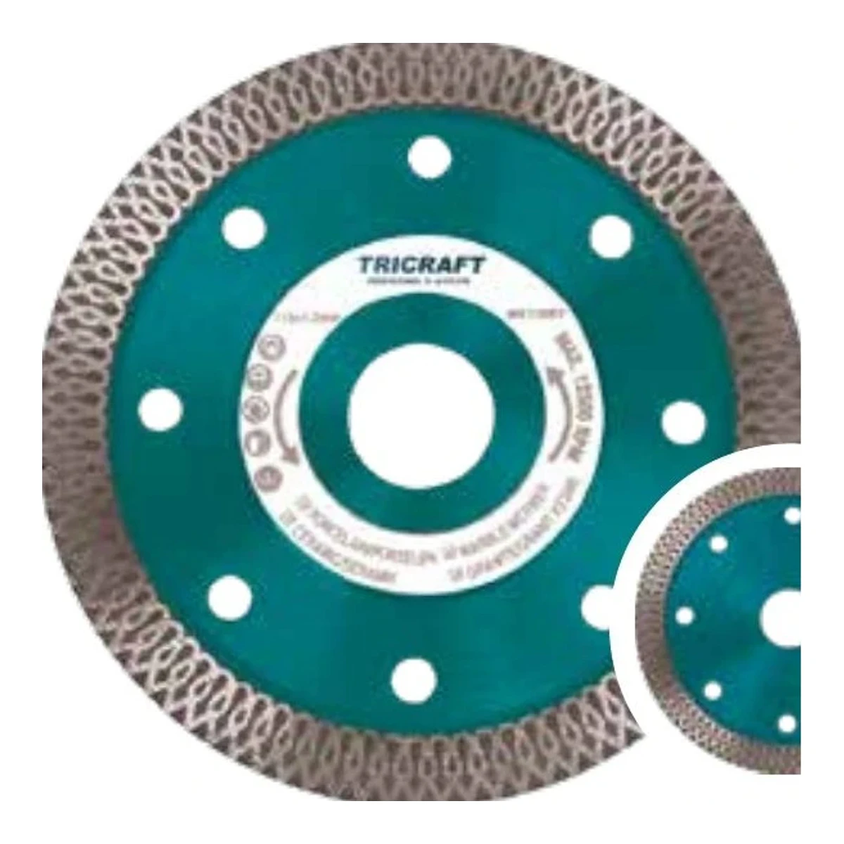 Seramik Fayans İnce Elmas Testere Premium 115mm