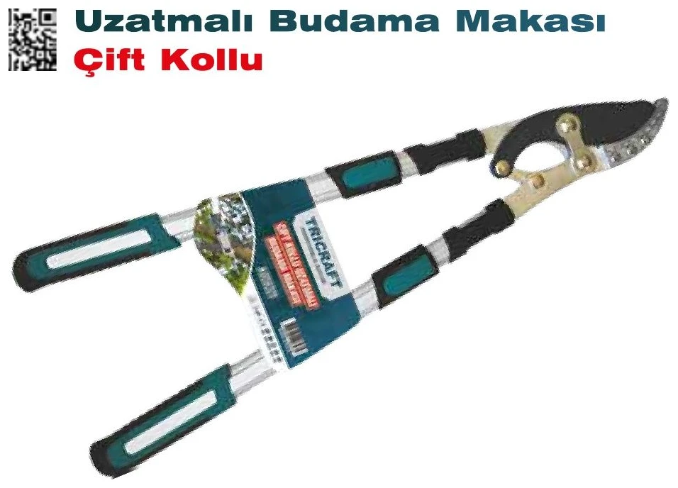 Uzatmalı Budama Makası Çift Kollu