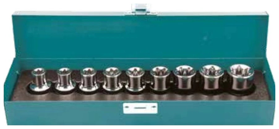 Lokma Takımı 9 PCS 1/2 Star Torx