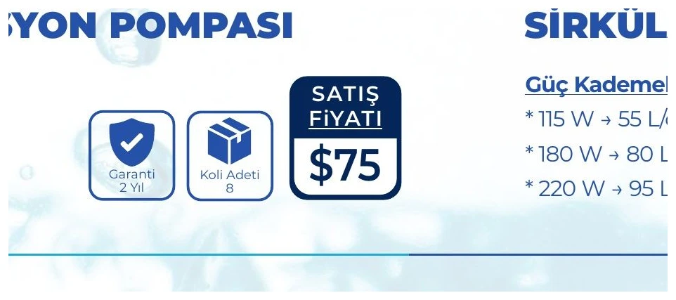 FRZ-SXR 32-8-180 SİRKÜLASYON POMPASI