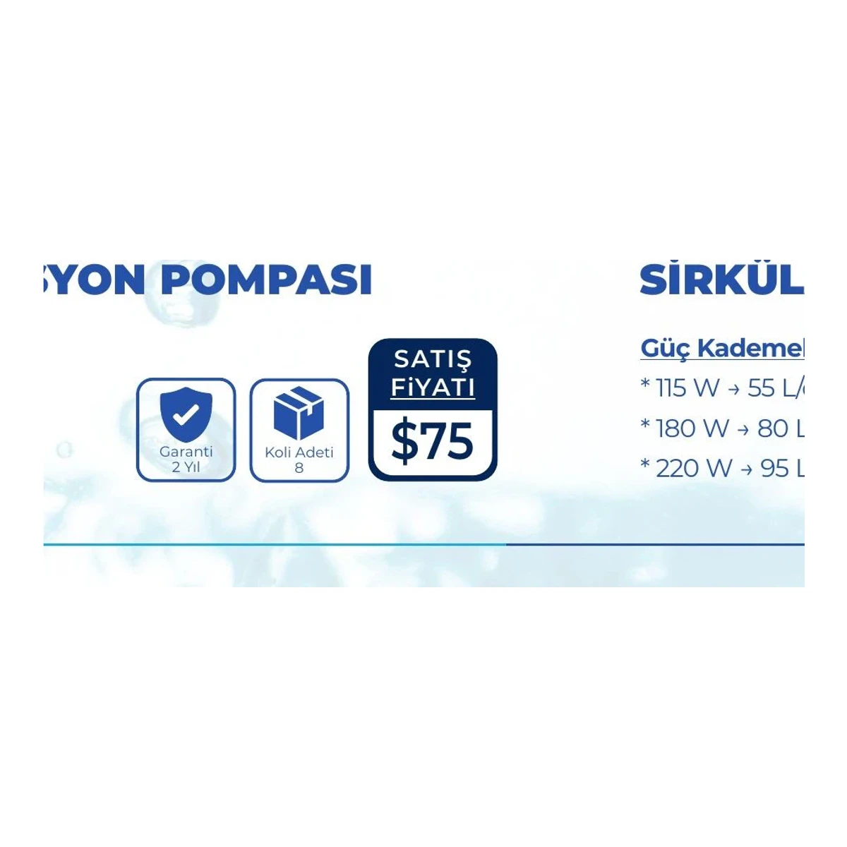 FRZ-SXR 32-8-180 SİRKÜLASYON POMPASI