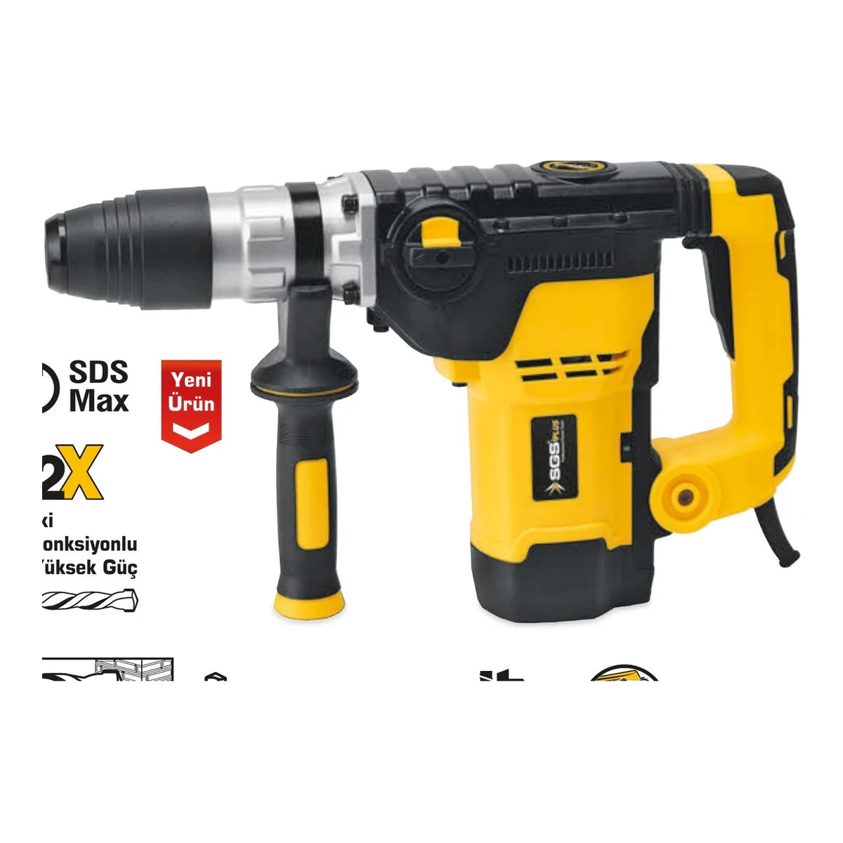 Kırıcı-Delici Matkap 1250 Watt