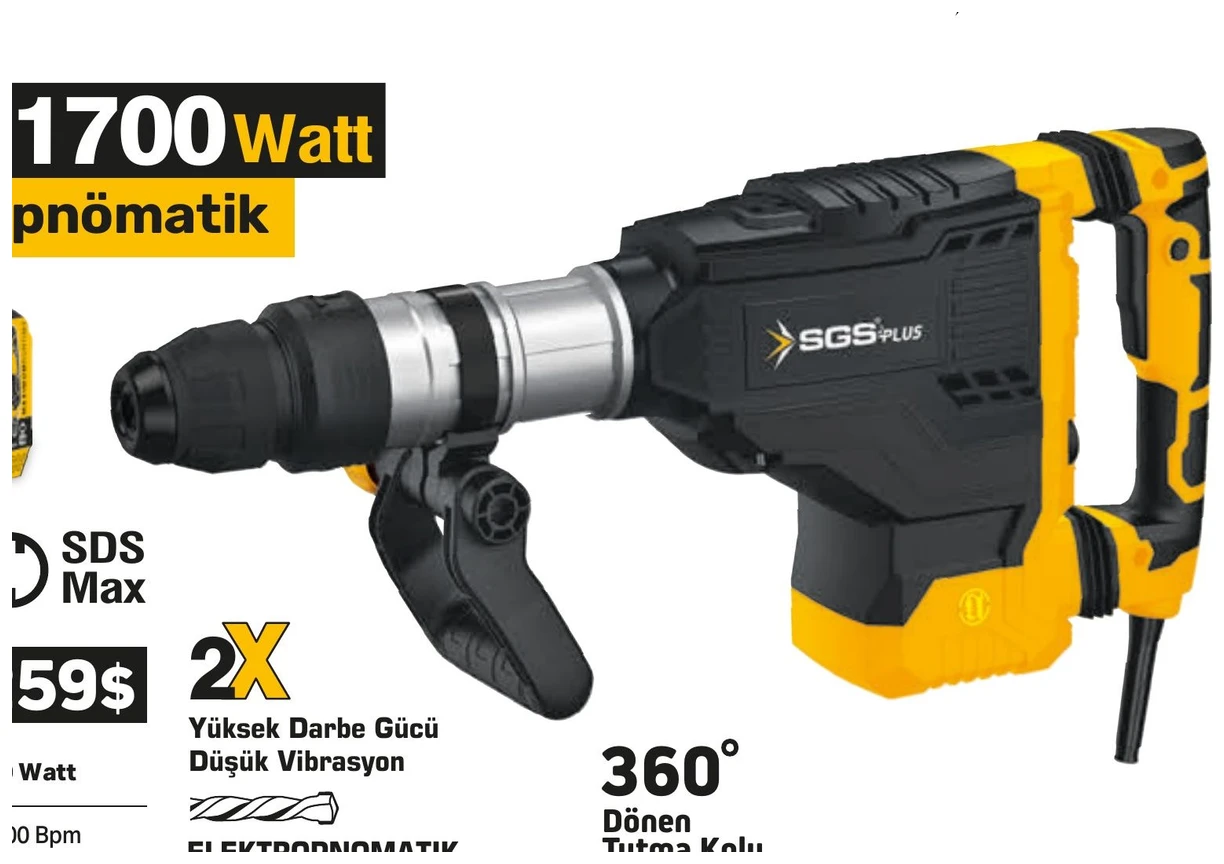 Kırıcı Elektropnömatik 1700 Watt