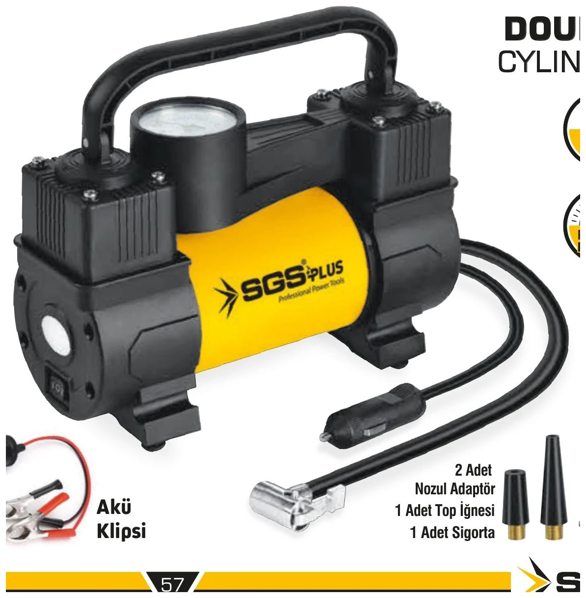 Araç Hava Kompresörü 12V 150PSI