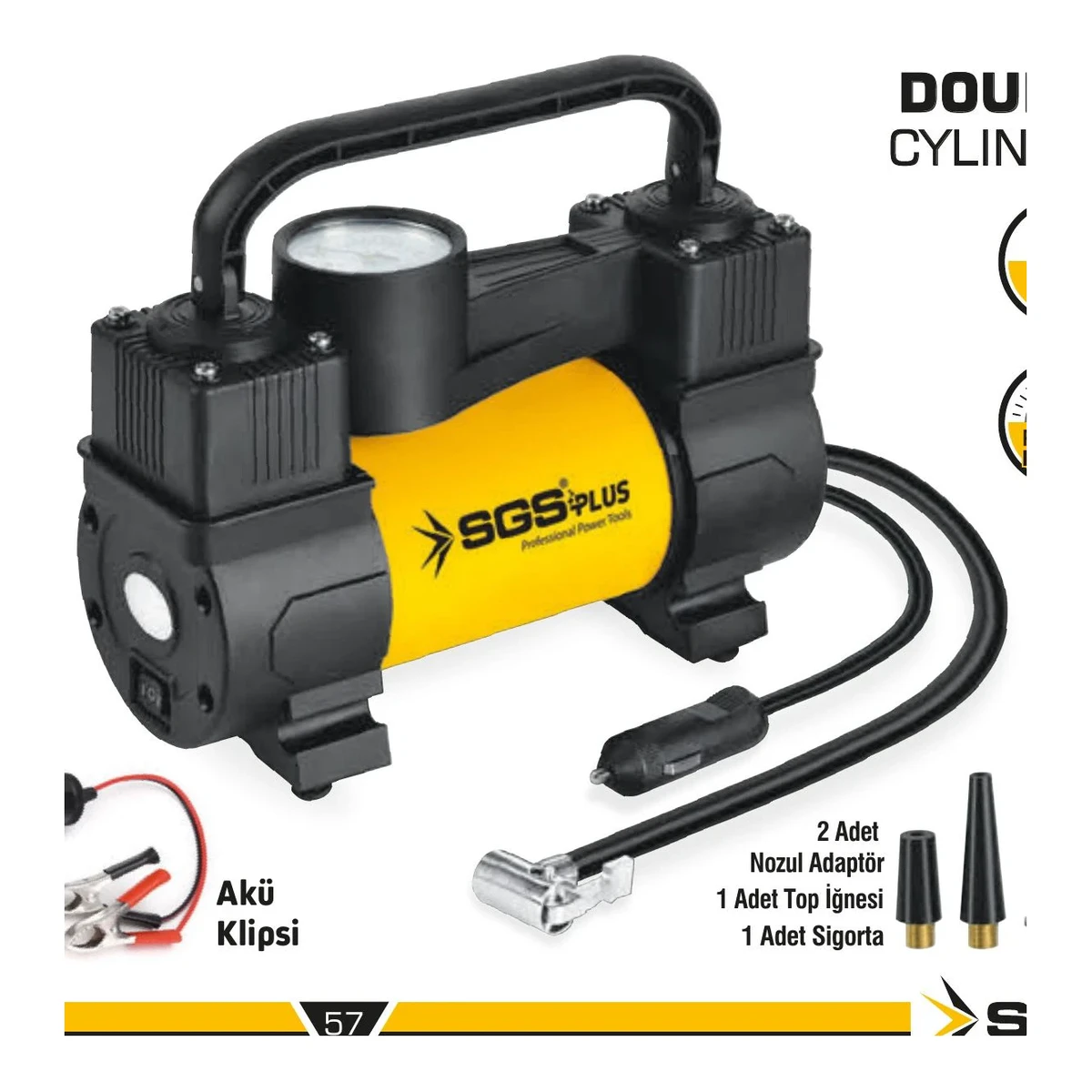Araç Hava Kompresörü 12V 150PSI