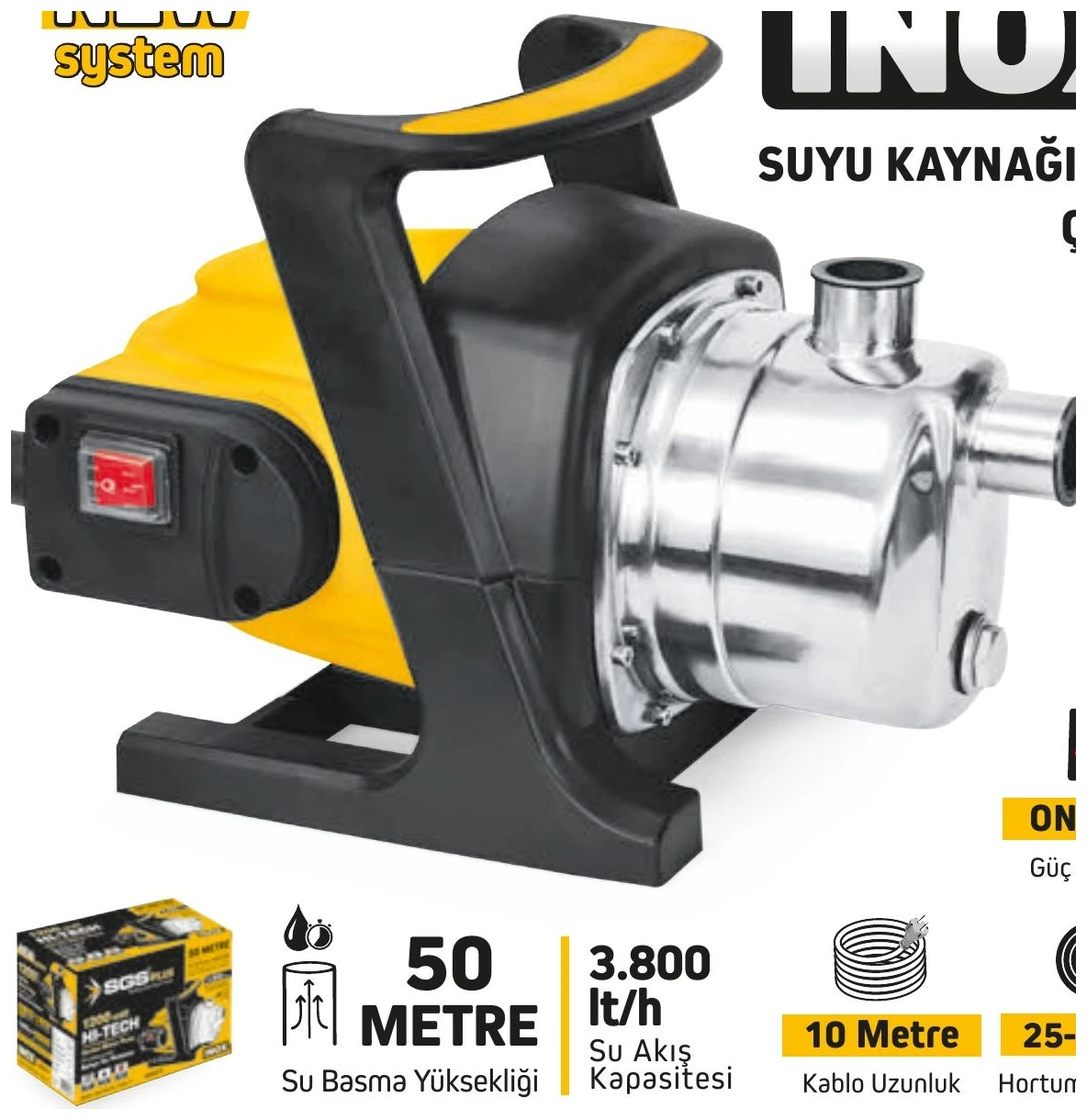 Bahçe Pompası 1200 Watt