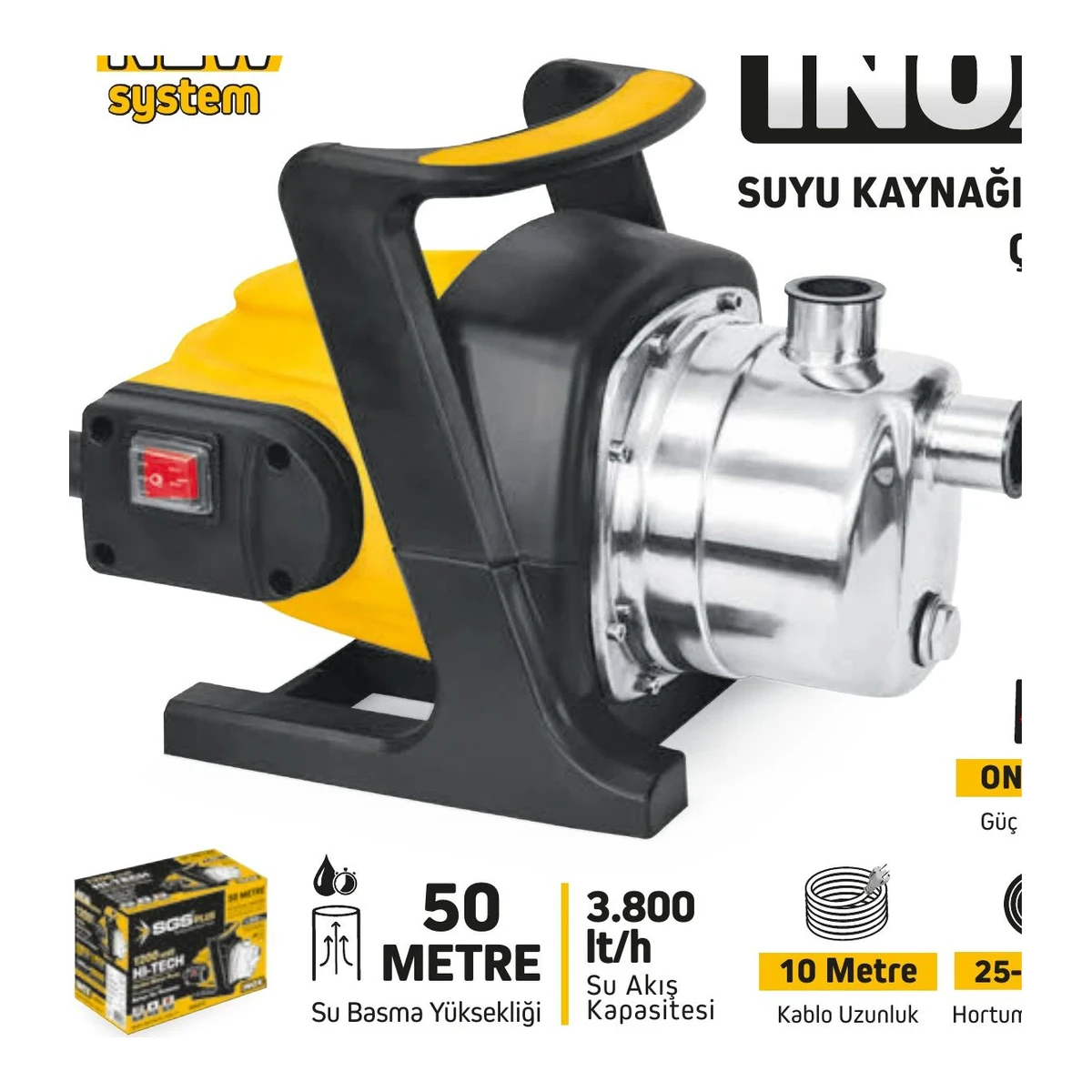 Bahçe Pompası 1200 Watt