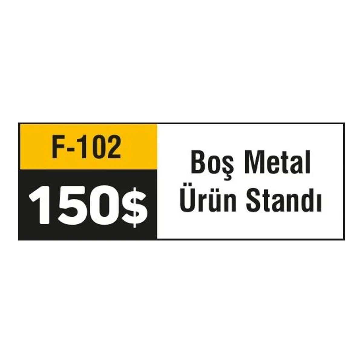 Boş Metal Ürün Standı
