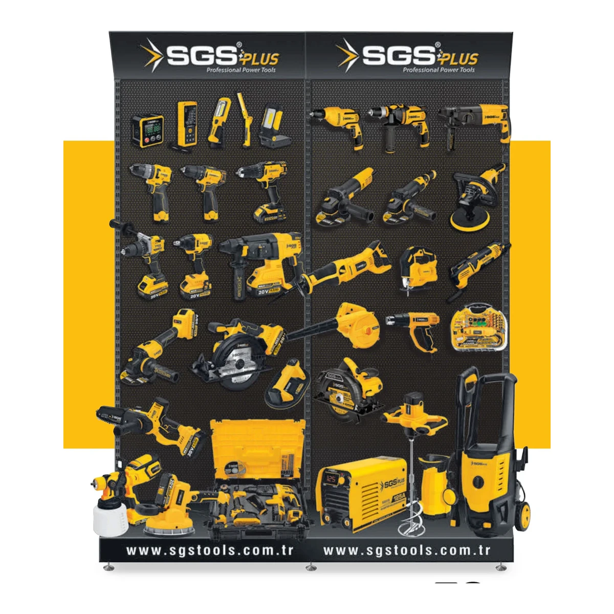 SGS Plus 50 Parça Metal Ürün Standı
