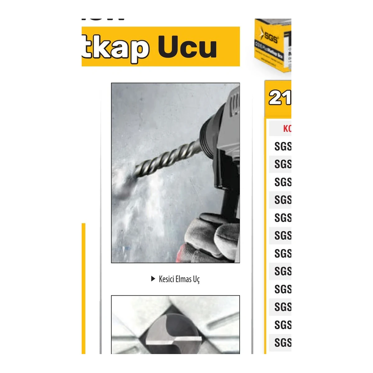 SDS Plus Beton Matkap Ucu 10x210mm