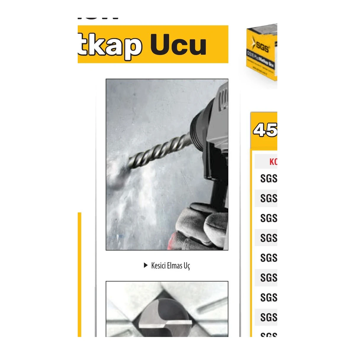 SDS Plus 450mm Matkap Ucu 10x450mm