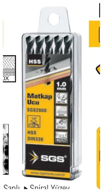 HSS Matkap Ucu 3.5mm