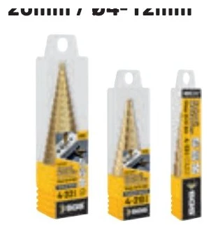 HSS Kademeli Matkap Ucu Ø4-32mm