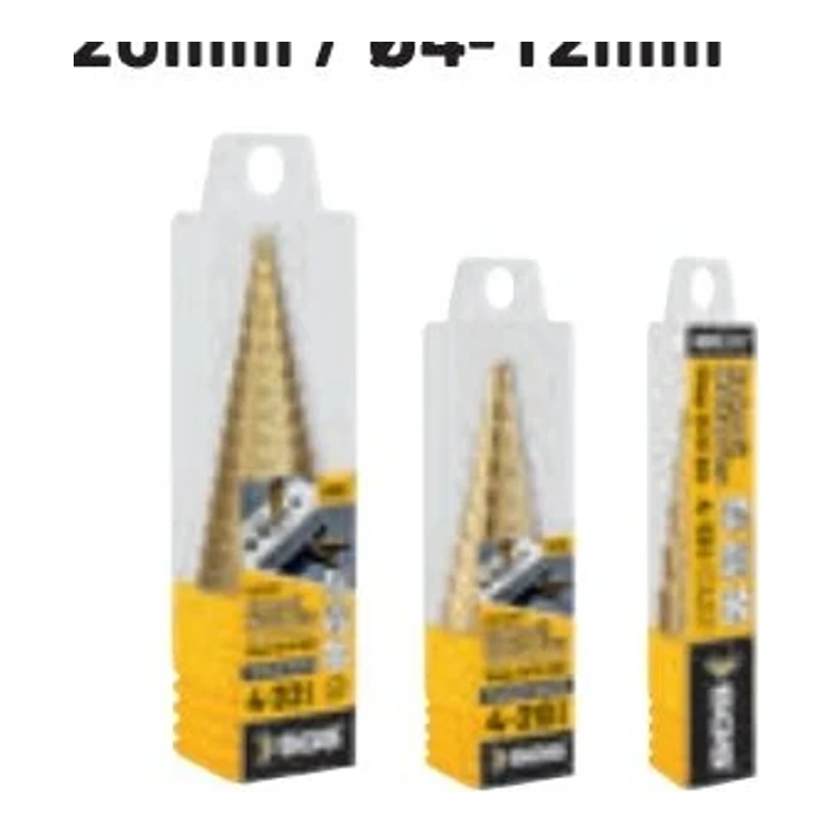 HSS Kademeli Matkap Ucu Ø4-32mm