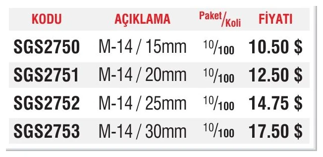 Elmas Rayba M-14 / 20mm